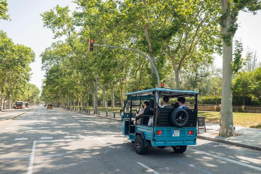 1,5-Hour Barcelona City & Beach Private Tuk-Tuk Tour - Key points at a glance