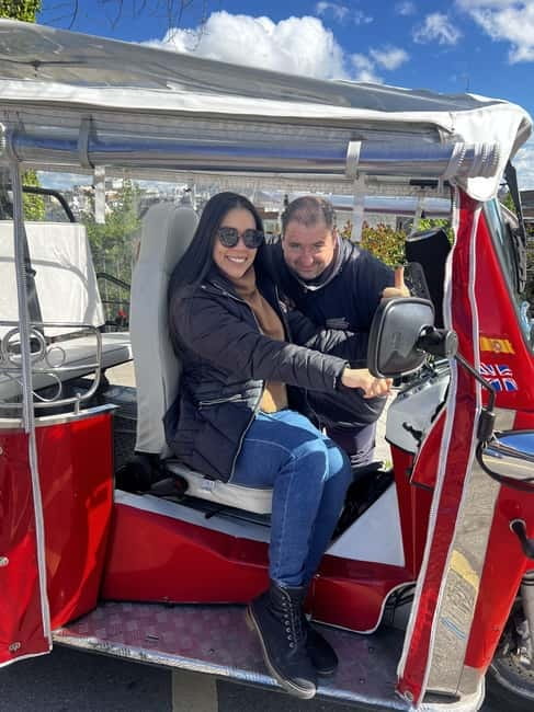 1.5-hour Tuk Tuk Tour in Madrid - Royal Madrid begins at the palace and cathedral