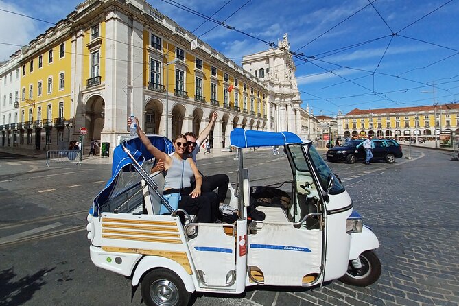 2-Hour Private Historic Lisbon Tour by Tuk Tuk - Rossio, Santa Justa, and Lisbon’s lower center