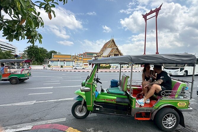 2 Hours TukTuk Adventure Bangkok Highlights - The Chao Phraya view of Wat Arun