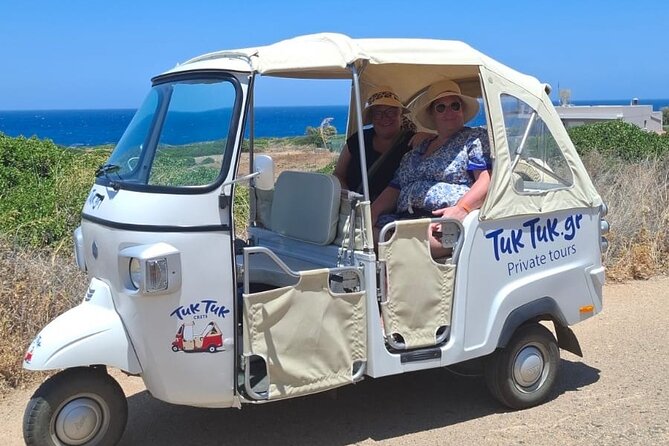 7 Villages Tuk Tuk Tour in Crete with Free Time in Sissi - Malia Beach road and the first local views