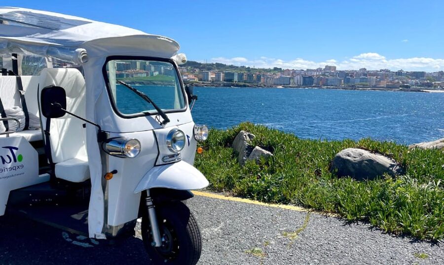 A Coruña: Premium Tuk Tuk tour - Starting at Palexco beside the cruise terminal