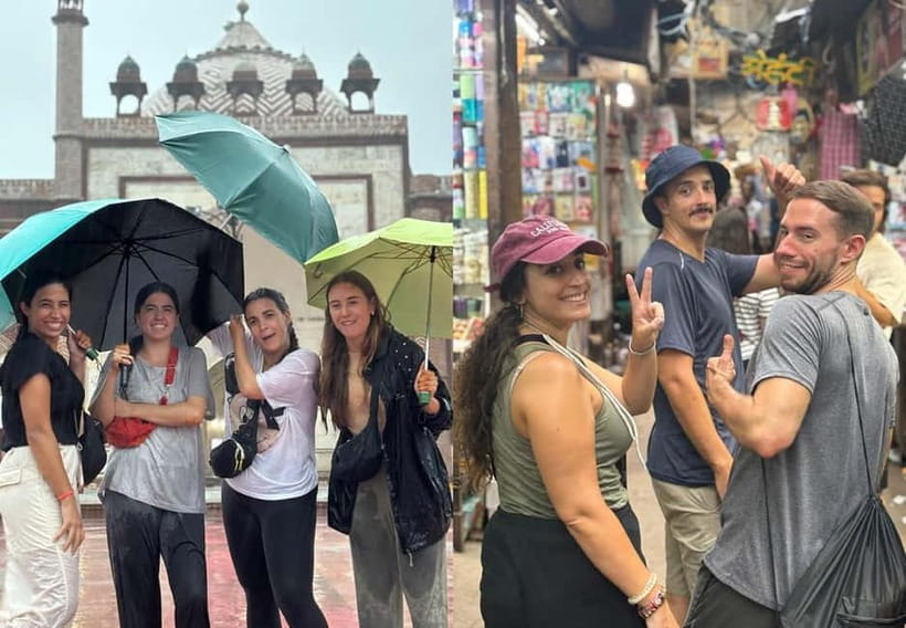 Agra: Heritage Walking Tour of Agra 2 Hours by Tuk-Tuk - Jama Masjid: an opening view near Agra Fort