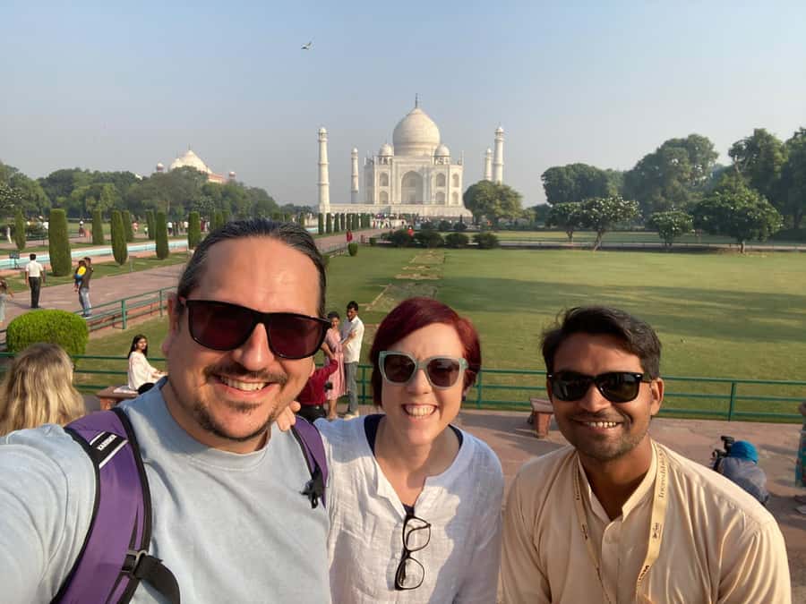 Agra: Taj Mahal Guided Tour with Tuk-Tuk - Mehtab Garden and the river view