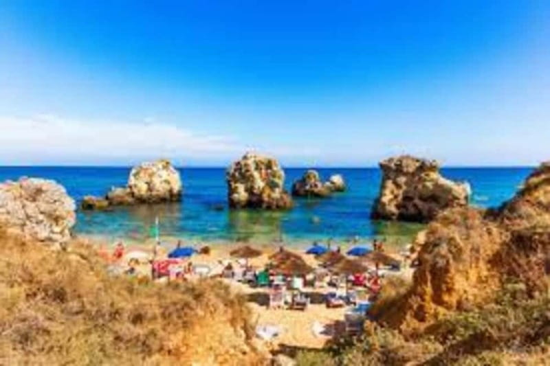 Albufeira City Tour & Best Beaches 2h (TukTuk or Jeep) - Entering the narrow lanes of Albufeira Old Town