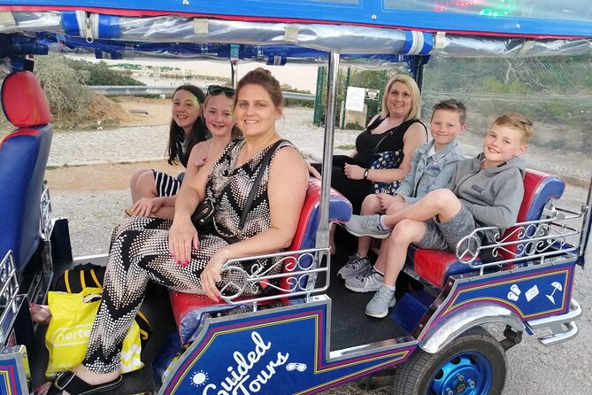 Albufeira On A Rickshaw / Tuk-Tuk - An eastern beach and Albufeira’s New Town strip
