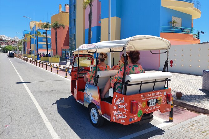Albufeira On A Rickshaw / Tuk-Tuk - The marina and fishing port show another side of town