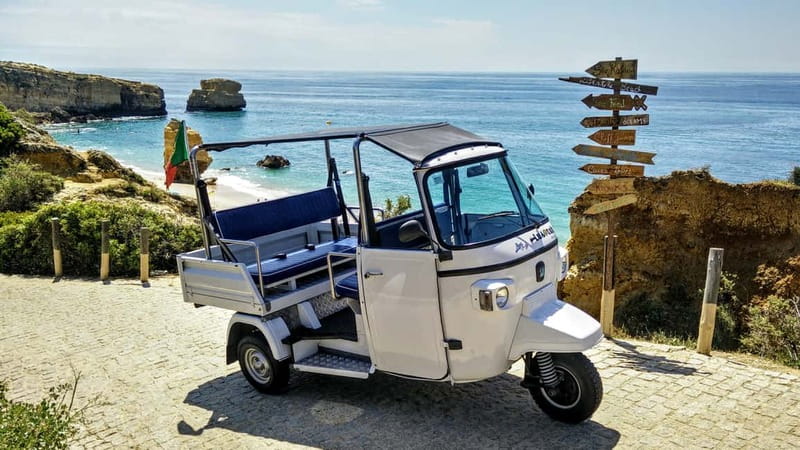 Albufeira: Tuk Tuk Ride with Old Town and Beaches - The west side: scenic roads and São Rafael