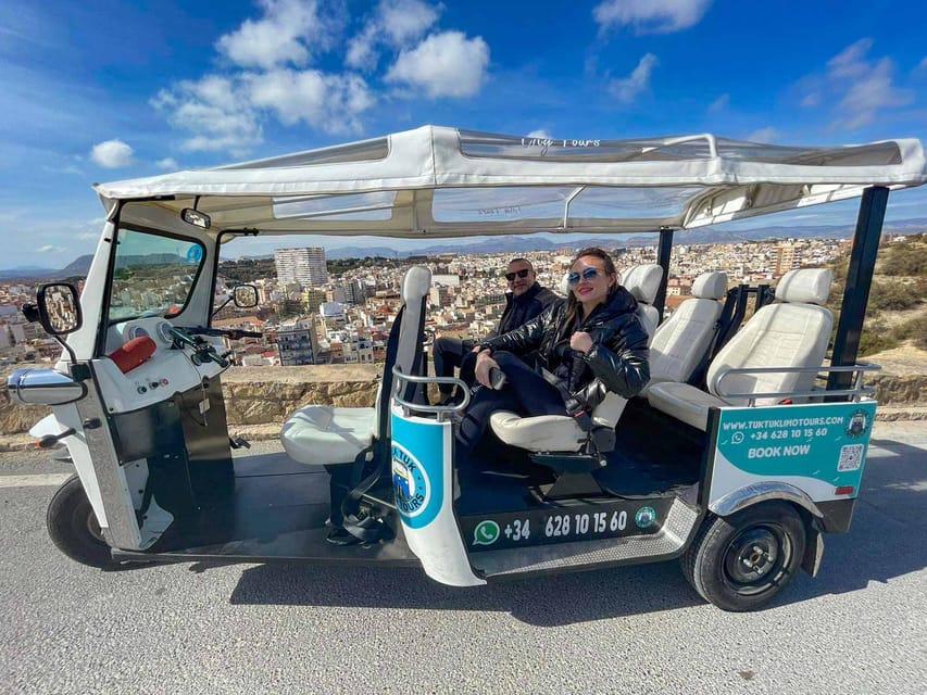 Alicante Tuk Tuk Overview Tour - Playa San Juan and the longer coastal view