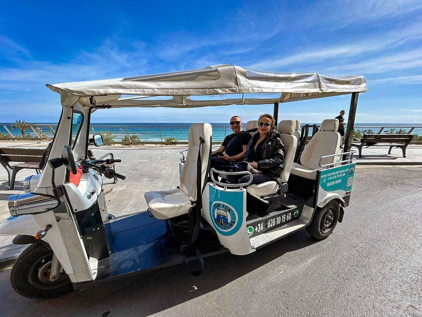Alicante Tuk Tuk Overview Tour - The Ocean Race Museum and port-side finish