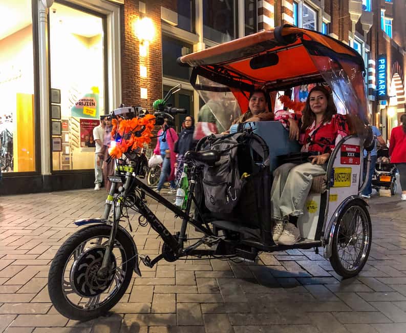 Amsterdam: Private Guided Pedicab & Rickshaw Highlights Tour - Dam Square and the Royal Palace