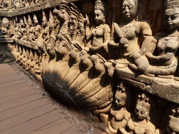 Angkor Thom Afternoon Tour by Tuk Tuk - The Terrace of the Elephants and royal power