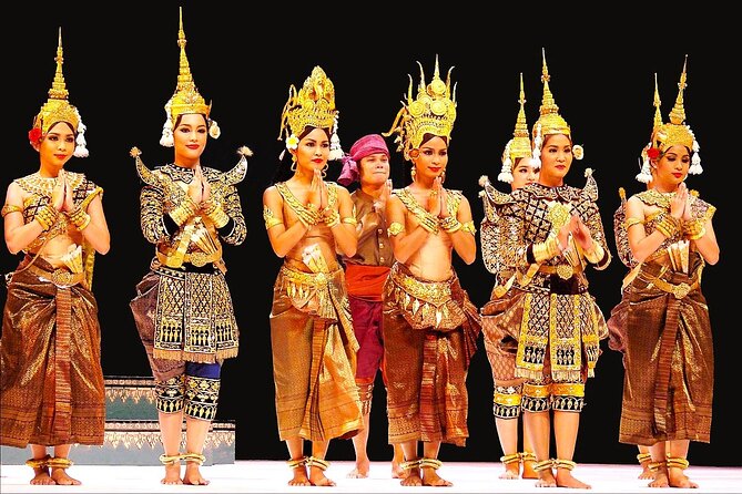 Apsara Dance Show with Dinner by Tuk-Tuk Roundtrip Transfer - Five performances, five different ideas