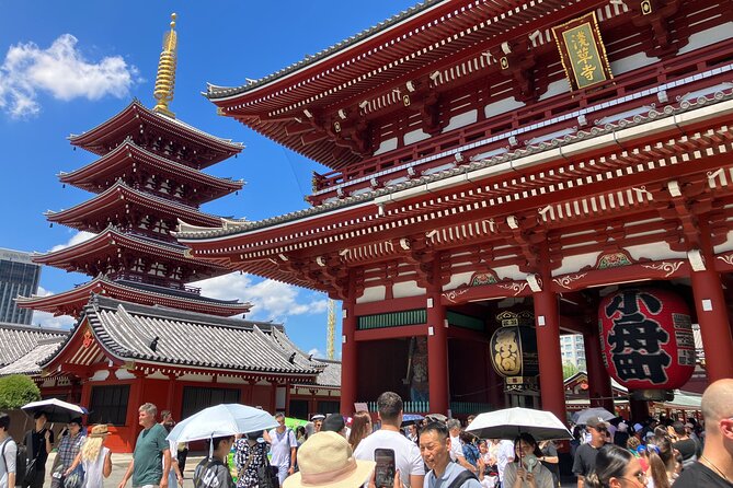 Asakusa, Tokyo: Rickshaw Experience and Highlights Walking tour - Nishi Sando’s lantern-lit shopping street