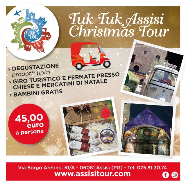 Assisi: Panoramic Tuk Tuk Tour - Key points to know before booking