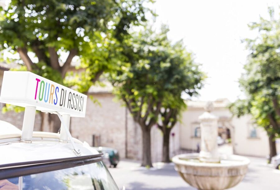 Assisi: Panoramic Tuk Tuk Tour - The Roman Amphitheater and Assisi’s older layers