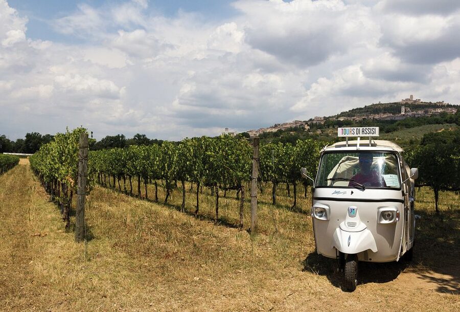 Assisi: Panoramic Tuk Tuk Tour - Starting near Santa Chiara and the birthplace of St. Francis