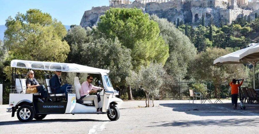 Athens: Private 3-Hour City Tour on Eco-Friendly Tuk Tuk - The Olympic Stadium, Temple of Zeus, and Hadrian’s Arch