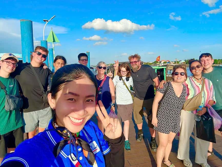 Authentic Mekong Delta: Tuk Tuk, Rowing Boat, Biking Tour - Vinh Trang Pagoda and the first cultural stop