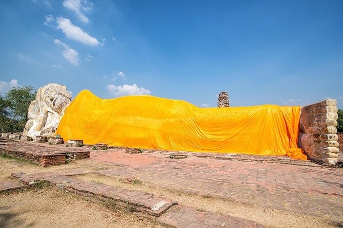 Ayutthaya Funky Frogy Tuk Tuk Experience With Famous Temple - Wat Yai Chai Mongkhon and an active place of worship