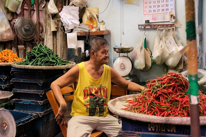 Bangkok Electric Tuk Tuk: Thonburi, Wang Lang & Food Tour - The express boat turns transportation into sightseeing
