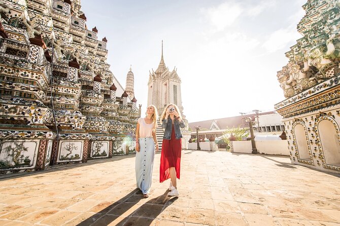 Bangkok One Day Culture , Temples and Tuk Tuk Ride - Crossing the Chao Phraya at Tha Tien Pier