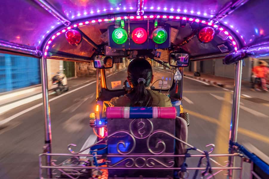 Bangkok Street Food and Night Lights by Tuk Tuk - What the $65 price really covers