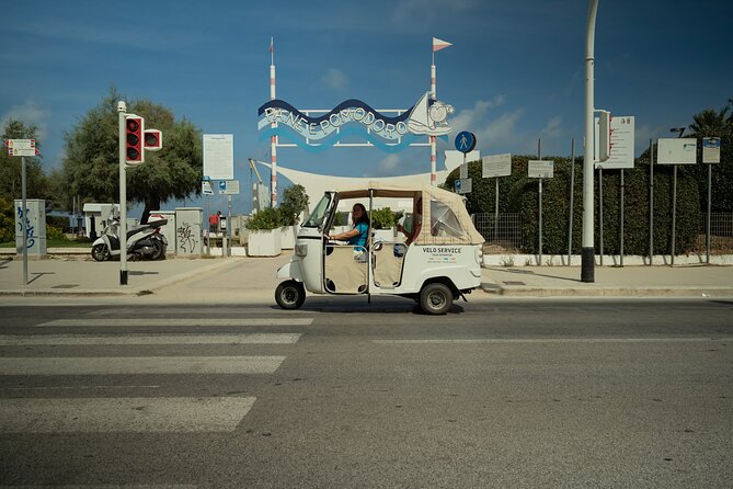 Bari Tuk Tuk tour along the coast - Why a tuk tuk works well in Bari