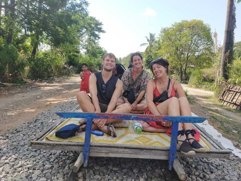 Battambang: Tuk-Tuk, Bamboo Train, Killing/Bat Caves, Sunset - The Bat Cave at dusk