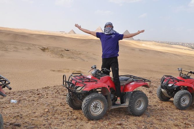 Best adventure around Giza Pyramids ,2hrs Camel Ride, Quad Bike and Tuk Tuk tour - The Sphinx and Valley Temple