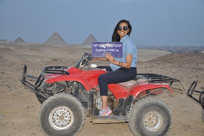 Best adventure around Giza Pyramids ,2hrs Camel Ride, Quad Bike and Tuk Tuk tour - Starting with the Great Pyramid and its neighbors