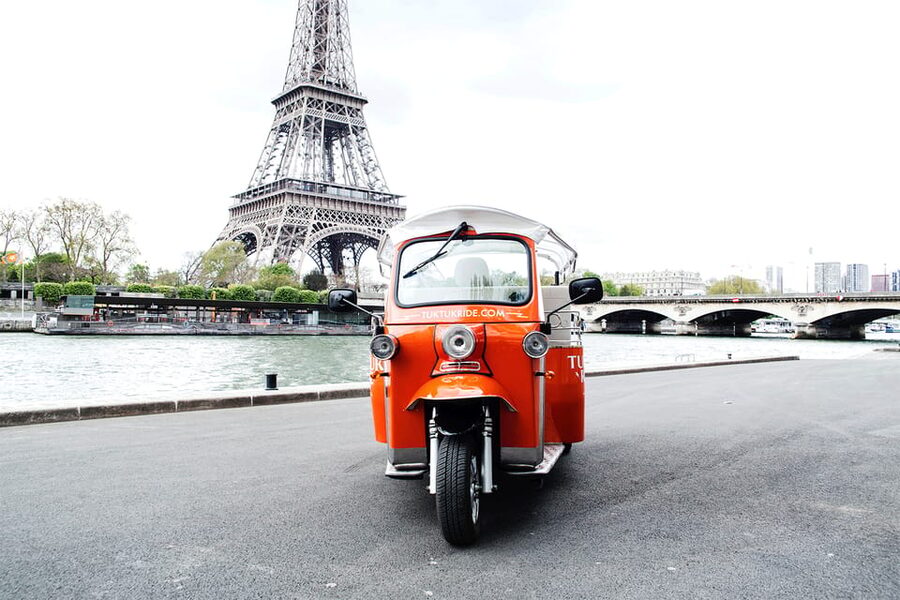 Best of Paris in 2 Hours by Private Electric TukTuk - Pont Alexandre III and the Champs-Élysées