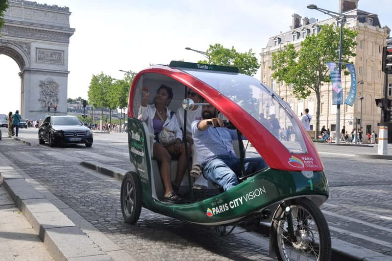 Best of Paris Private Rickshaw bike Tour with guide - Key points at a glance
