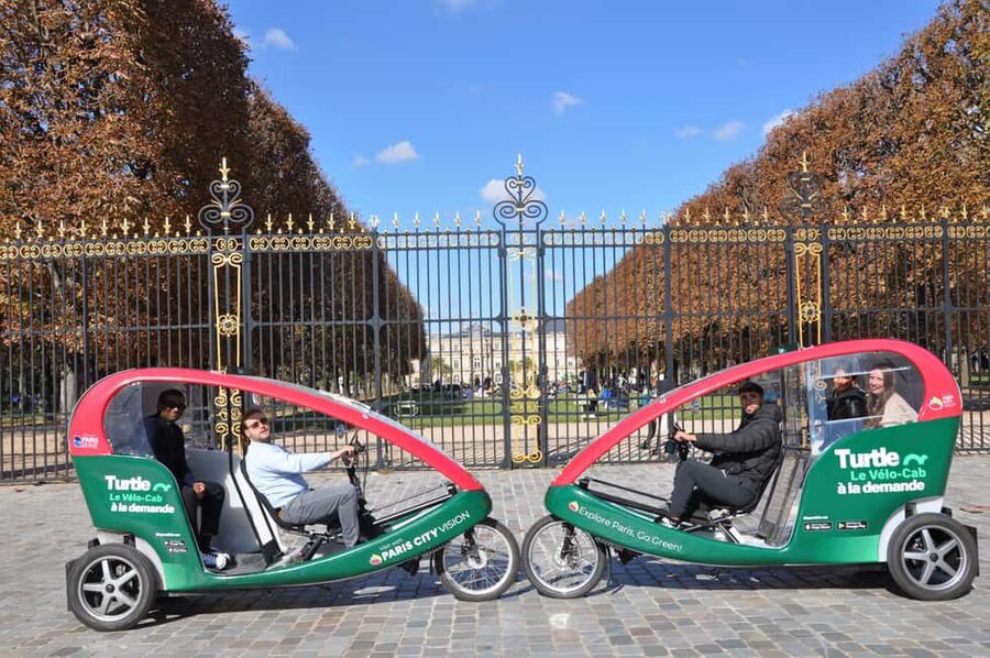 Best of Paris Private Rickshaw bike Tour with guide - The Paris Statue of Liberty and Trocadéro