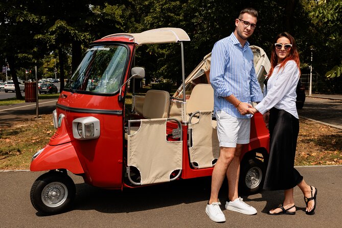 Bucharest Tuk Tuk city tour - University’s Square starts the city story