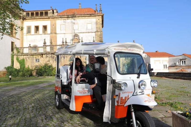 Coimbra: TukTuk Adventure. Local and multilingual host. Hotel pickup. - Major Seminary and Coimbra’s First Big View
