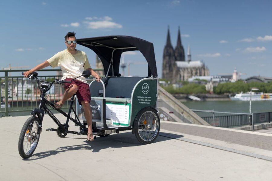 Cologne: Private Rickshaw Tour - Rheinauhafen and the Crane Buildings
