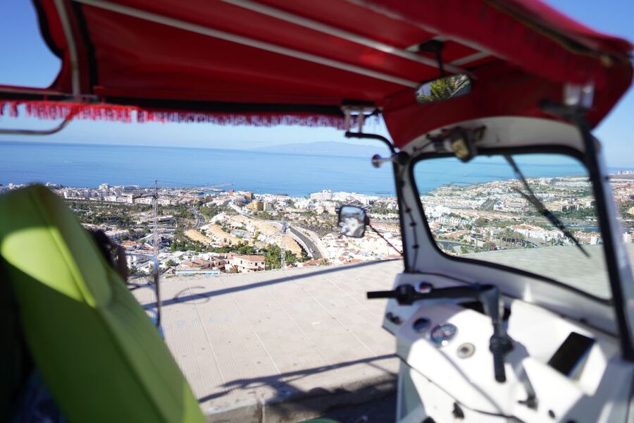 Costa Adeje: Double Tuk Tuk Tour - Torviscas Spice Village and Puerto Colón