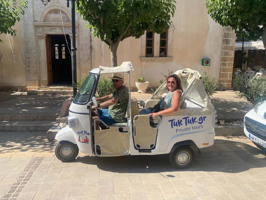 Crete: Private Tuk Tuk Tour of 7 Villages with Tastings - Pickup, comfort, and practical planning