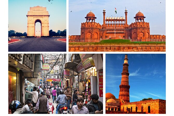 Delhi Tour with Tuk Tuk Rikshaw Experience - Red Fort from outside