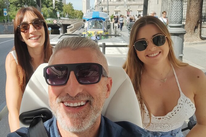 Discover Madrid in a Fun & Eco-Friendly Tuk-Tuk – Private Tour - Templo de Debod and Plaza de España