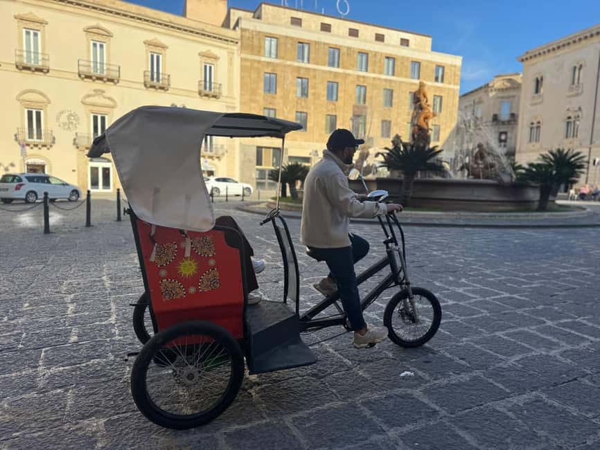 Discover the wonders of Ortigia: a Tuk-Tuk tour through history and the sea. - Mitoraj’s sculpture and Santa Lucia alla Badia