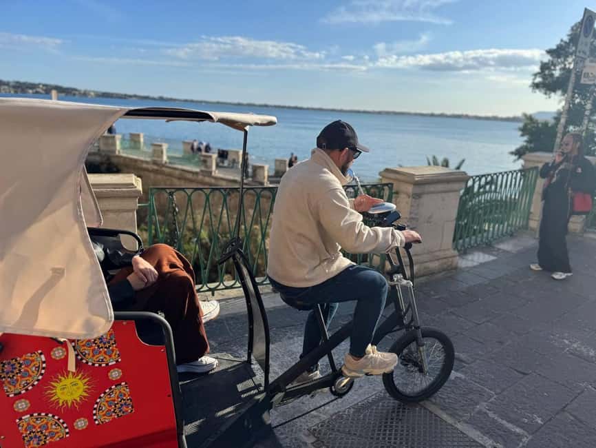 Discover the wonders of Ortigia: a Tuk-Tuk tour through history and the sea. - Arethusa Spring and the western edge of the island