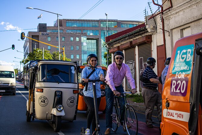 Downtown Johannesburg Tuk tuk Tour with a local lunch - What the Price Includes and What It Does Not