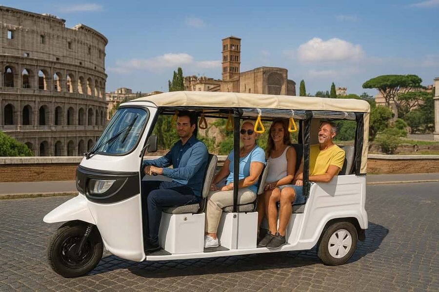 Electric Tuk-Tuk Photography Service of Rome - Why an Electric Tuk-Tuk Works Well in Rome