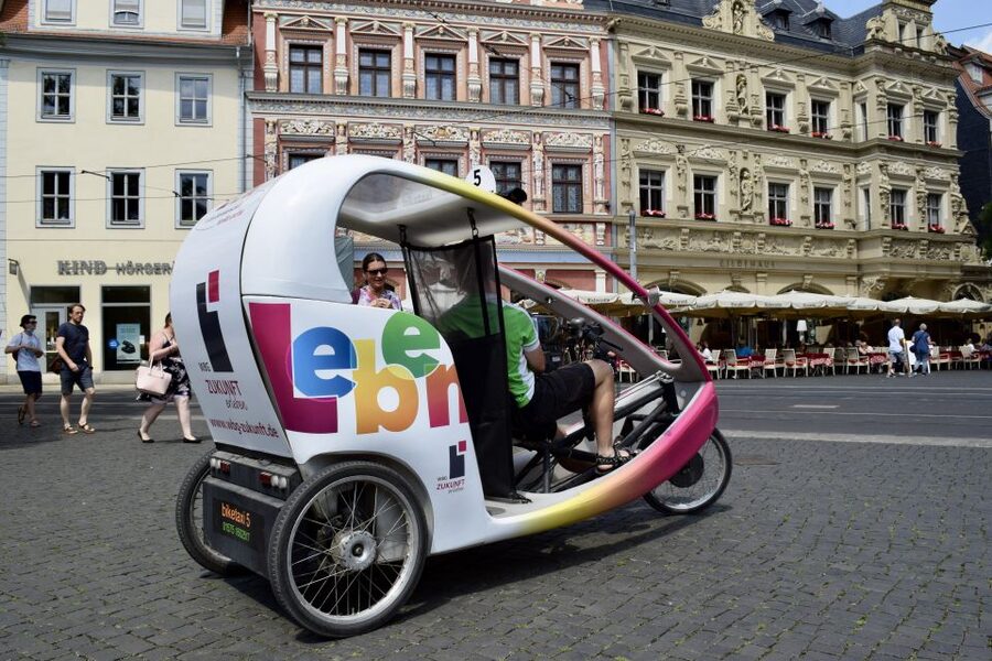 Erfurt: Romantic Rickshaw Tour For Two - Canals along the Gera