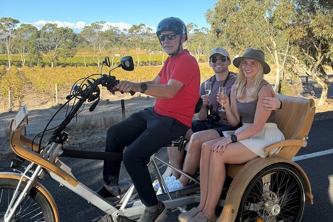 eTukTuk Adventure from Shirvington Wines - McLaren Vale - Key details at a glance