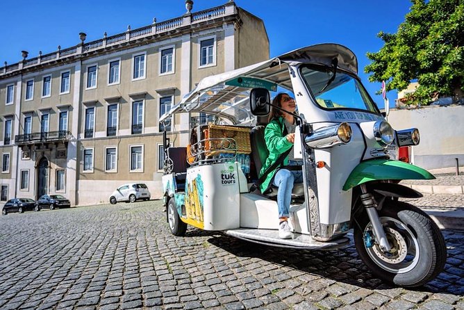 Explore Lisbon by Tuk Tuk: History and Viewpoints - Belém, the riverfront, and the 25th of April Bridge