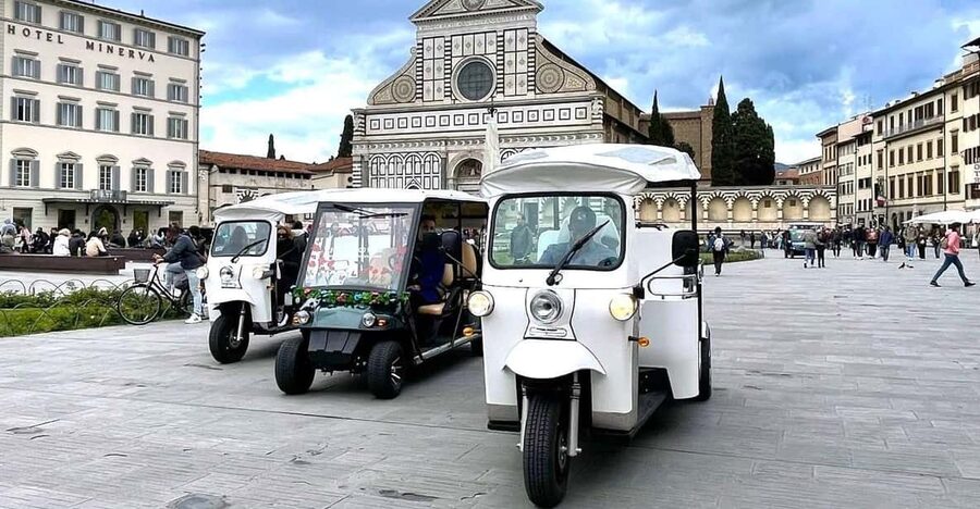 Florence: Electric Tuk-Tuk or Golf Cart City Tour - The Duomo and Florence’s Central Streets