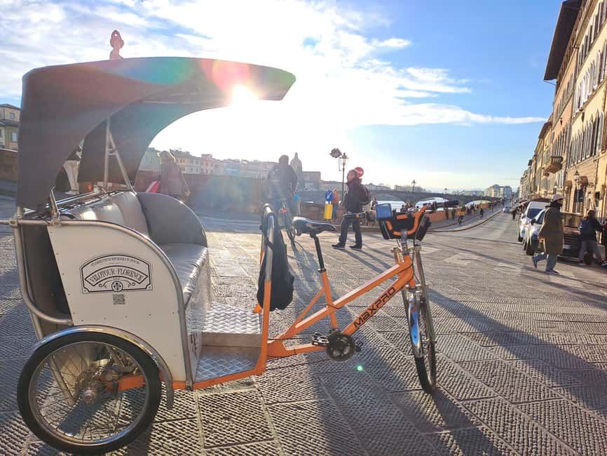 Florence: Private Transport by Rickshaw - Stops, Photos, Coffee, and Local Advice